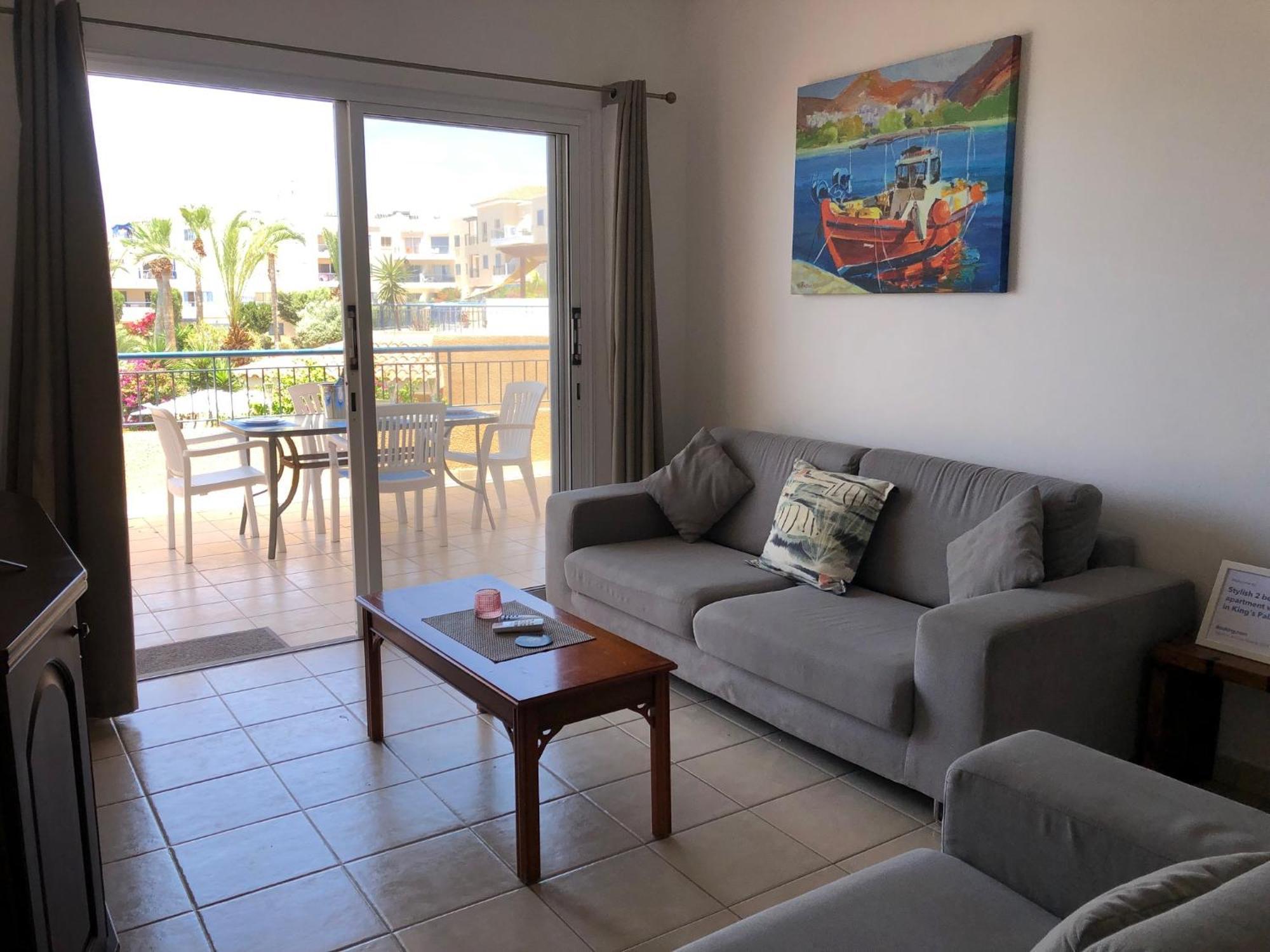 Kings Palace - Stylish 2 Bed Apartment With Sea Views Paphos Exteriér fotografie