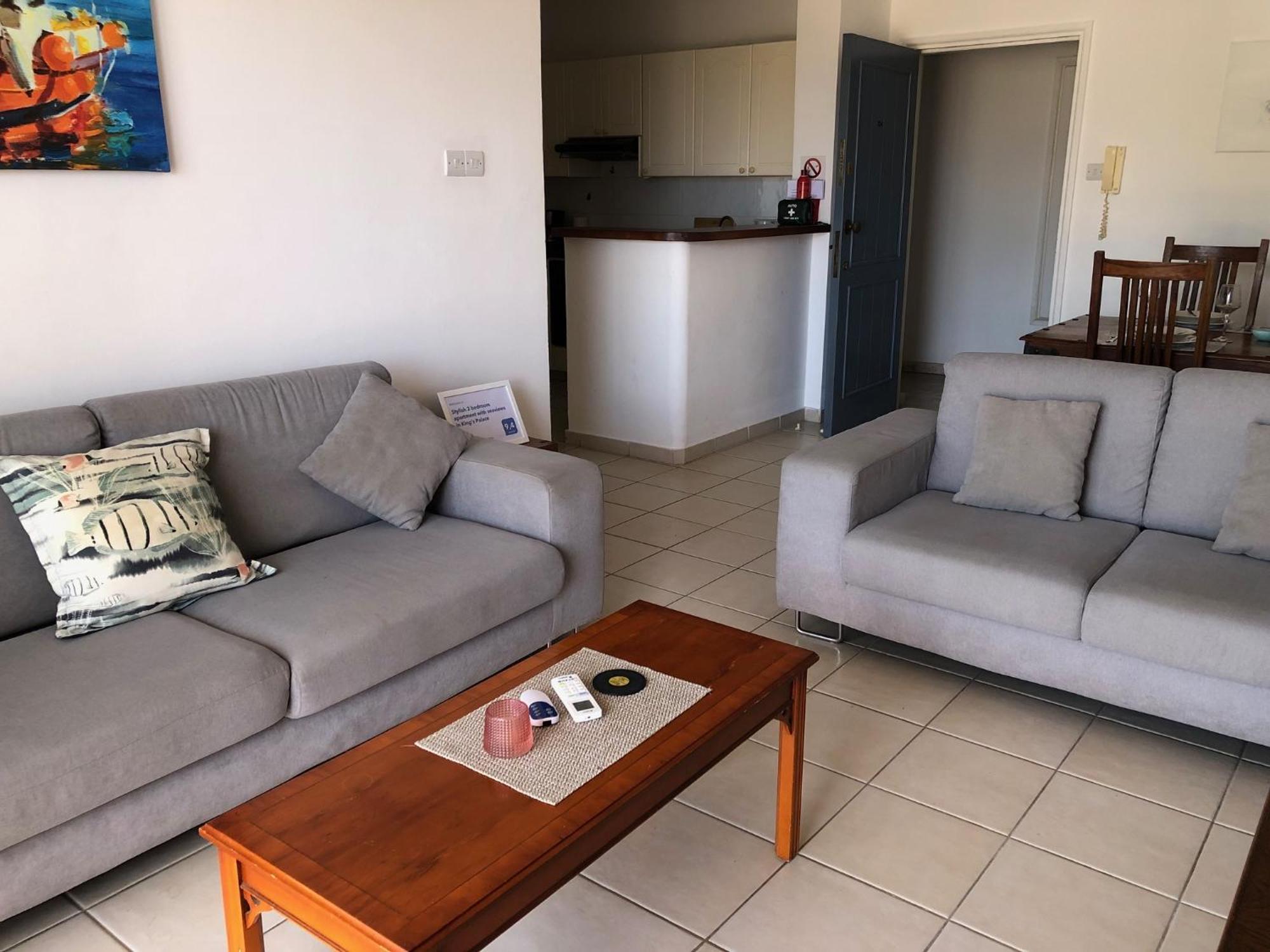 Kings Palace - Stylish 2 Bed Apartment With Sea Views Paphos Exteriér fotografie